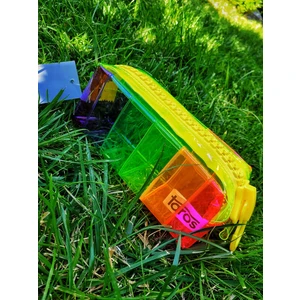 Unıck Color Büyük Boy Silikon Gökkuşağı Zipper Kalem Kutu , Kalemlik