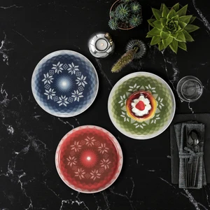 GÜRAL PORSELEN BILBAO 6 PARÇA 21 CM PASTA TAKIMI 3100