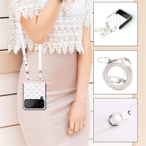 Deritelefon Kılıfı Için Samsung Galaxy Z Flip 4 With Kemerle (Yurt Dışından)