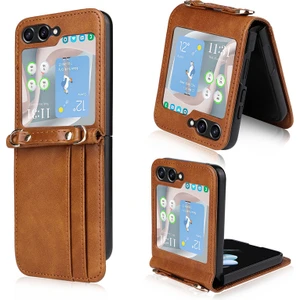 Deritelefon Kılıfı Için Samsung Galaxy Z Flip 5 With Kemerle (Yurt Dışından)