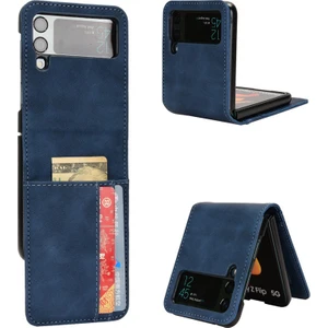 Deritelefon Kılıfı Için Samsung Galaxy Z Flip 3 Kart Yuvalı (Yurt Dışından)