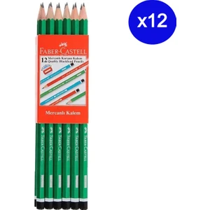 Mercanlı Kurşun Kalem 12'li 12 Paket
