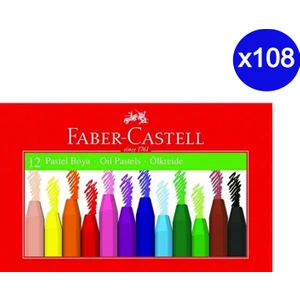 Karton Kutu Pastel Boya 12 Renk 108 Adet
