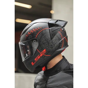 Rapıd Race Takaroa Mat Siyah-Kırmızı Kask