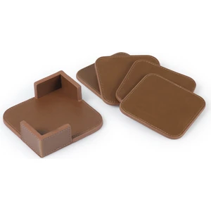 Deri Premium Bardak Altlığı