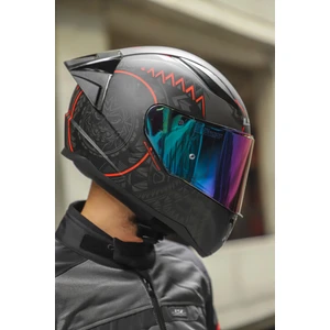 Rapıd Race Takaroa Mat Siyah-Kırmızı Kask C2