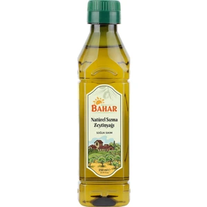 Natürel Sızma Zeytinyağı 250 ml Pet Şişe - Soğuk Sıkım - %100 Doğal - Salatalar ve Yemekler Için Uygun - Maksimum Asitlik 0.8% - Eşsiz Lezzet ve Kalite - Üstün Bir Tadım Deneyimi - Vegan Dostu