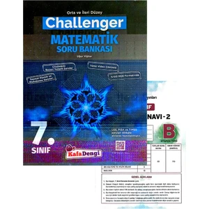 Kafa Dengi Yayınları 7.Sınıf Challenger Matematik Soru Bankası 2024 - Aydın Yayınları Deneme