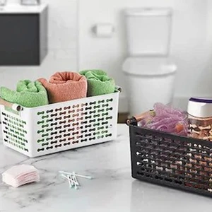 Scala Store Buzdolabı Düzenleyici (2 Adet), Ahşap Görünümlü Plastik Düzenleyici Sepet