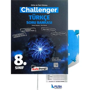 Kafa Dengi Yayınları 8.Sınıf Challenger Türkçe Soru Bankası 2024 - Muba Yayınları Deneme