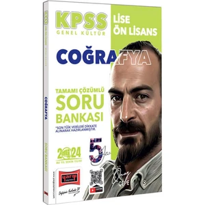 Yargı Yayınevi 2024 KPSS Lise Ön Lisans 5yüz Coğrafya Tamamı Çözümlü Soru Bankası