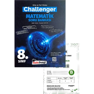 Kafa Dengi Yayınları 8.Sınıf Challenger Matematik Soru Bankası 202 - Muba Yayınları Deneme