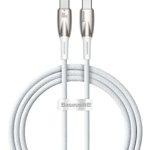 Glimmer Series 100W 100 cm Pd Type-C Şarj Kablosu Beyaz