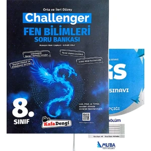 Kafa Dengi Yayınları 8.Sınıf Challenger Fen Bilimleri Soru Bankası 2024 - Muba Yayınları Deneme