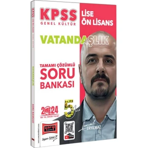 Yargı Yayınevi 2024 KPSS Lise Ön Lisans 5yüz Vatandaşlık Tamamı Çözümlü Soru Bankası
