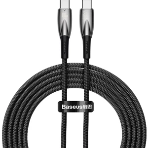 Glimmer Series 100W 200 cm Pd Type-C Şarj Kablosu Siyah