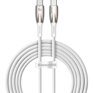 Glimmer Series 100W 200 cm Pd Type-C Şarj Kablosu Beyaz