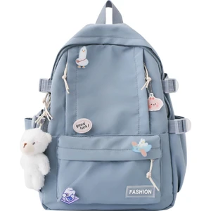 Gündelik Moda Sırt Çantası Yeni Büyük Kapasiteli Ins Kore Tarzı Okul Çantası (Yurt Dışından)