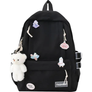 Gündelik Moda Sırt Çantası Yeni Büyük Kapasiteli Ins Kore Tarzı Okul Çantası (Yurt Dışından)