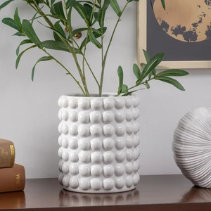 Karaca Home Rocco Dekoratif Vazo Beyaz