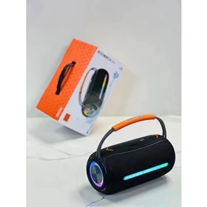 Booms Box 360 Taşınabilir Rgb Ledli Bluetooth Hoparlör Usb-Tf Siyah