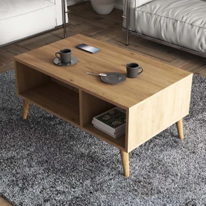 Exxen (Ahşap Ayaklı) Orta Sehpa Sepet Rengi 2076