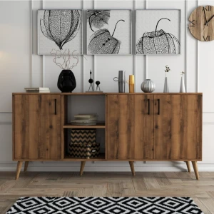 Exxen Ahşap Ayaklı Modern Konsol 1622