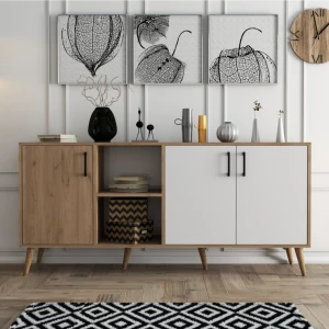 Exxen Ahşap Ayaklı Modern Konsol 1624