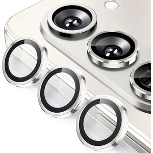 Samsung Galaxy Z Fold 5 Uyumlu Metal Temperli Cam Lens Koruyucu