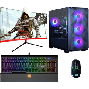 TX4207 Ryzen 5 5500 16GB Ram 1tb Nvme 8gb RX580 256BIT 27 Inç 165Hz Curved Freedos Oyun Bilgisayarı