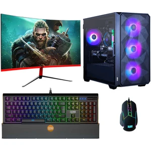TX4194 Intel Core I5 13400F 16GB Ram 1tb Nvme 8gb RX580 256BIT 23.6 Inç Curved 165Hz Freedos Oyun Bilgisayarı