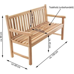 Otantik Dekorasyon Ahşap Bahçe Bank