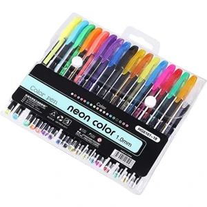 Zuixua Jel Kalem Neon Color Pen Yazı Çizim ve Işaretleme Kalemi 18 Renk