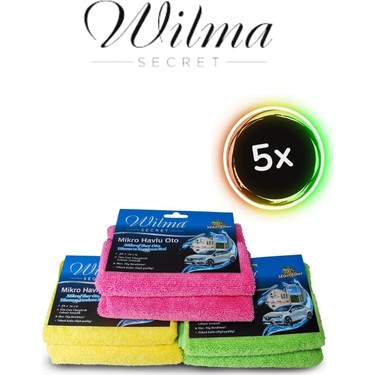 Wilma Secret Mikrofiber Havlu 50X70CM 5 Adet Oto Yıkama ve Fiyatı