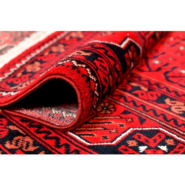 Yünser Çam Halı Bambos Plus 901 Kırmızı Yün ve Bambu ile Fiyatı