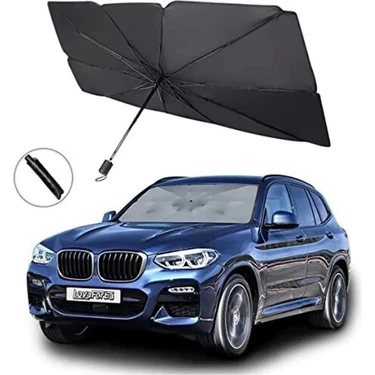 Auto Wise Araba Ön Cam Güneşliği  Araba Güneş Gölge Koruyucu Şemsiye Otomatik Katlanabilir Güneşlik