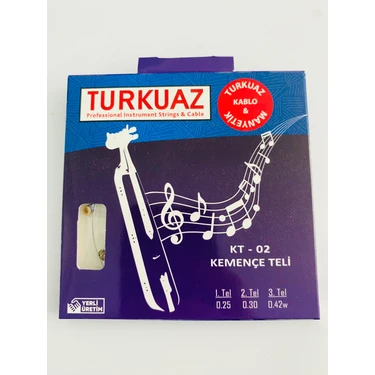 GMC Turkuaz Kt-02 Kemençe Teli + Reçine