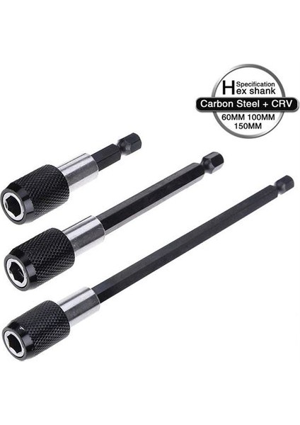 Transformacion 6 10 15 cm 3'lü Bits Uzatma Adaptörü 712078