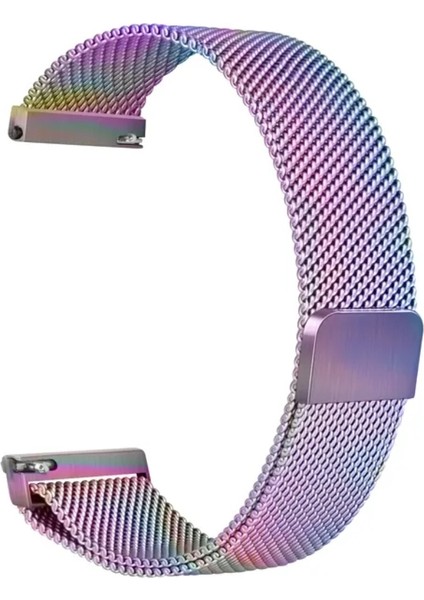 Huawei Watch Gt 2e Huawei Watch Gt2 46MM Uyumlu 22MM Metal Hasır Kordon Manyetik Metal Hasır Örgü