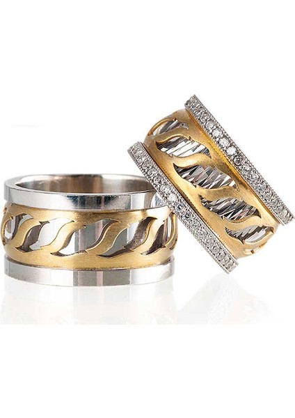 Karayel Gümüş Alyans Modeli Bayan Alyans