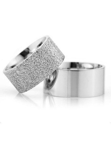 Klasik Model 10 mm Bayan Gümüş Alyans