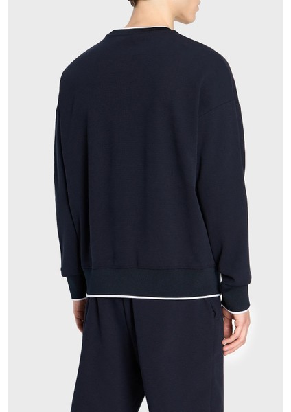 Pamuklıu Regular Fit Logo Baskılı Sweat Erkek Sweat 6rzmhj Zjdjz 1510