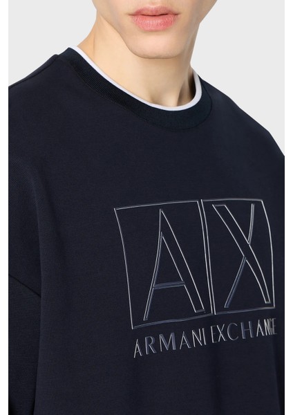 Pamuklıu Regular Fit Logo Baskılı Sweat Erkek Sweat 6rzmhj Zjdjz 1510