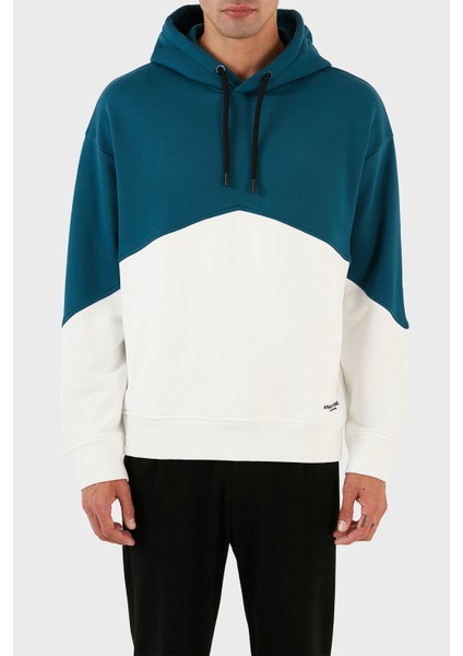 Renk Bloklu Kapüşonlu % 100 Pamuklu Regular Fit Sweat Erkek Sweat 6rzmlb ZJ4XZ 21CN