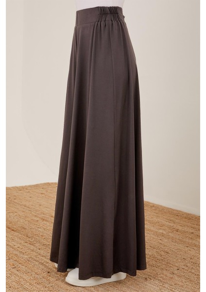 Oversize Bluzu Olan Füzo Taytlı Pantolon Etekli Spor Takım 23Y6607 Antrasit fırsatları