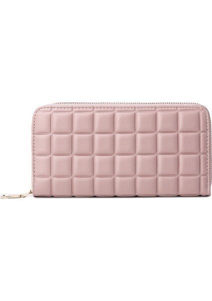 Kadın Fermuarlı Uzun Cüzdan Cep Telefonu Çantası Debriyaj (Yurt Dışından)