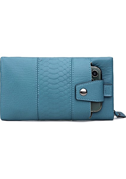 Kadın Cep Telefonu Cüzdanı Uzun Fermuarlı Debriyaj (Yurt Dışından)