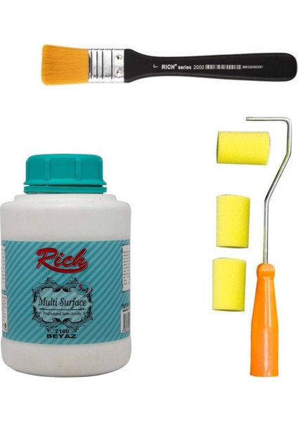 Dolap Boyama Seti - Rich Multi Surface Beyaz 1250CC