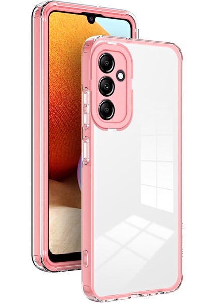 Samsung Galaxy M14 5g Için Uygundur Kontrast Renk Kenarlığı Saydam Cep Telefonu Kılıfları (Yurt Dışından)