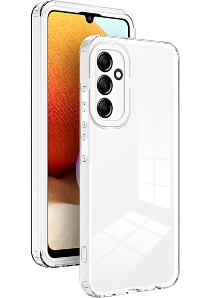 Samsung Galaxy A04 Için Uygundur Kontrast Renk Kenarlığı Saydam Cep Telefonu Kılıfları (Yurt Dışından)